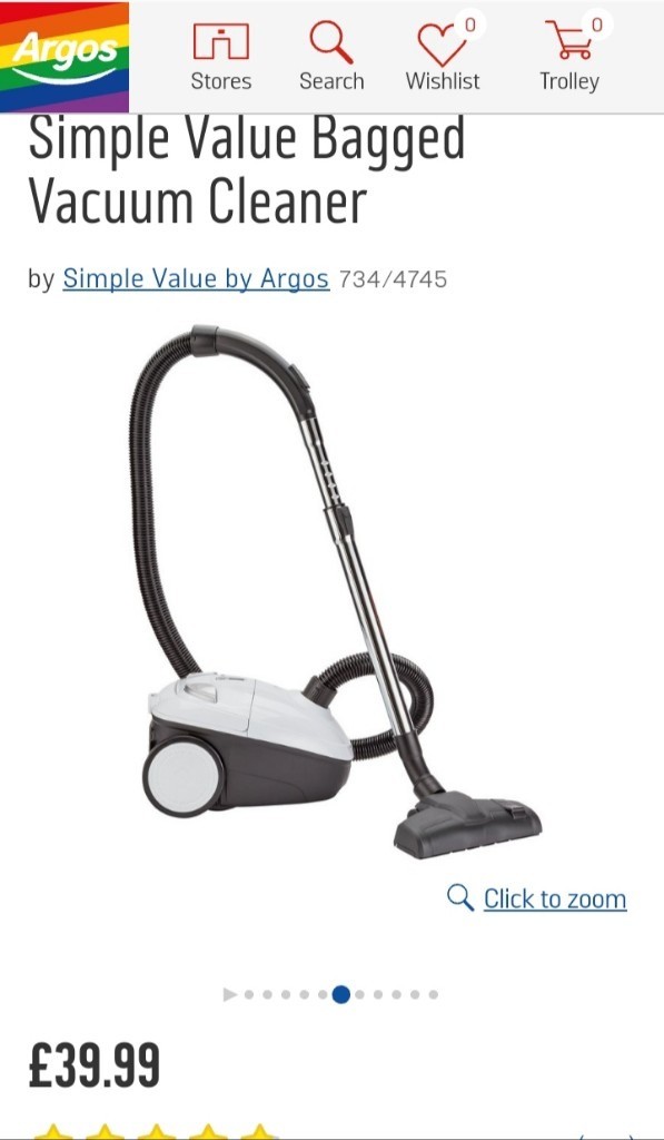 Vacuum Cleaner / Hoover New from Argos in Darlington, County Durham