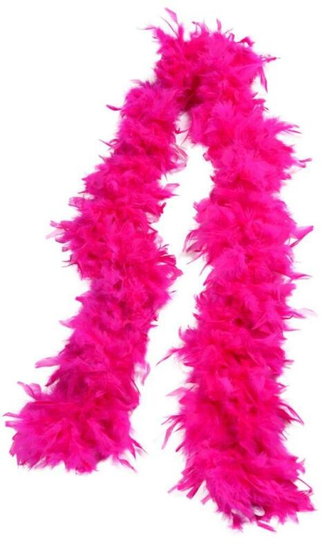 Hot Pink Feather Boa Costume Accessory 72 Inches Long Roma 4764