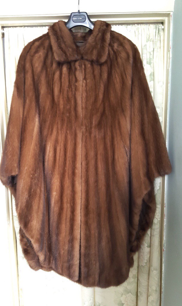 Genuine Designer Mink Fur Cape/Coat in Brighton, East Sussex Gumtree