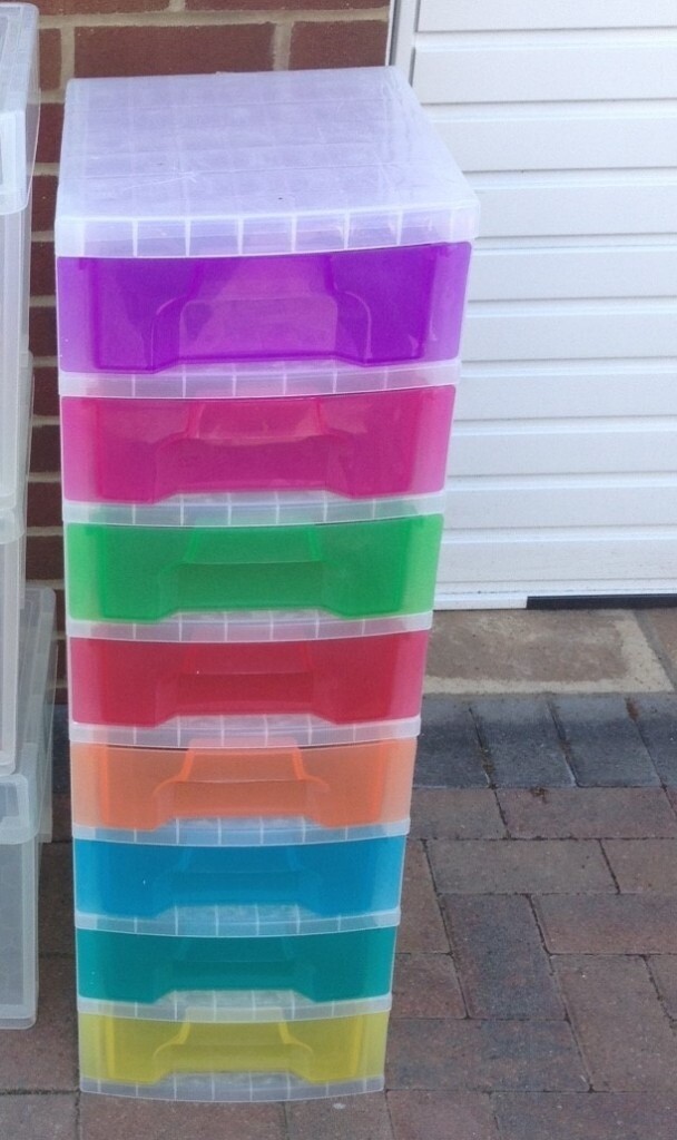 Rainbow plastic storage drawers in Southampton, Hampshire Gumtree