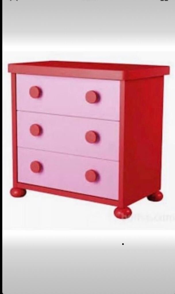Ikea Kids Children S Bedroom Nursery Furniture Wardrobe Chest Of