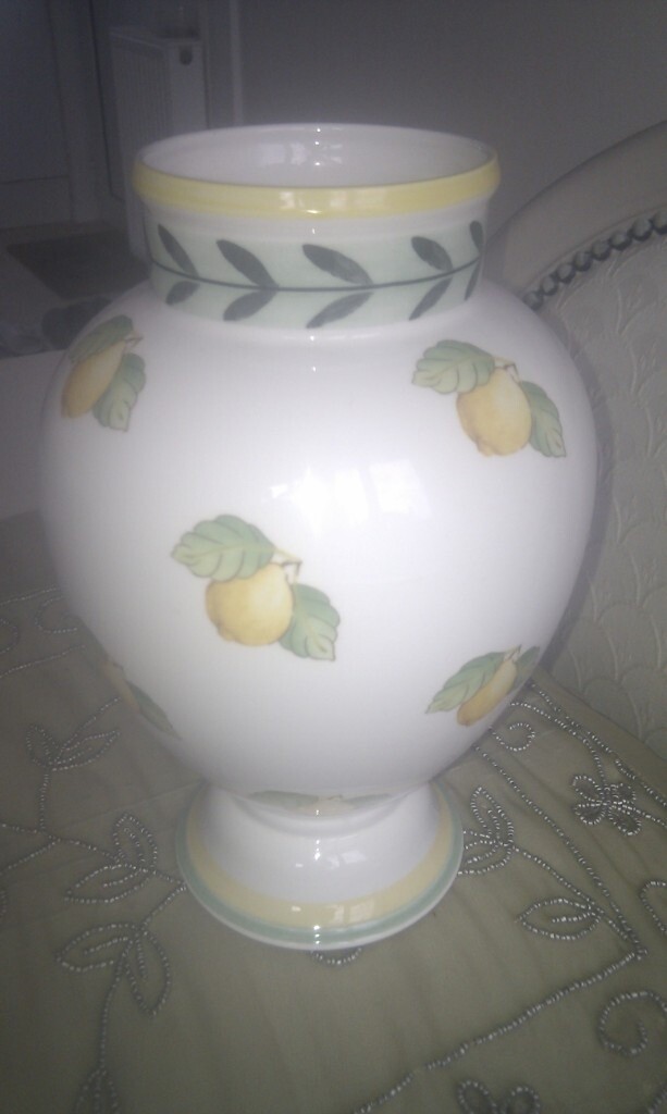 VILLEROY & BOCH LARGE VASE FRENCH GARDEN FLEURENCE COUNTRY