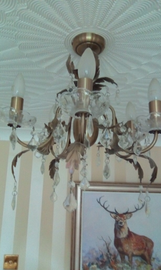 Bhs 5 Arm Light Fitting In Crewe Cheshire Gumtree