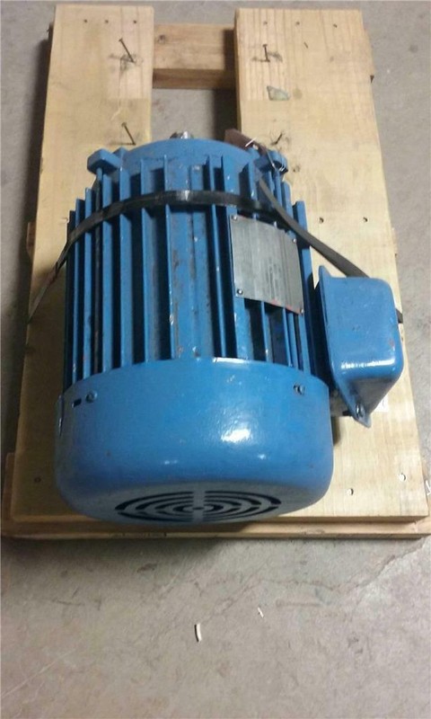 Gould Century 6-334369-01 Electric Motor, HP: 5.0, RPM: 1745, Volts: 230/460