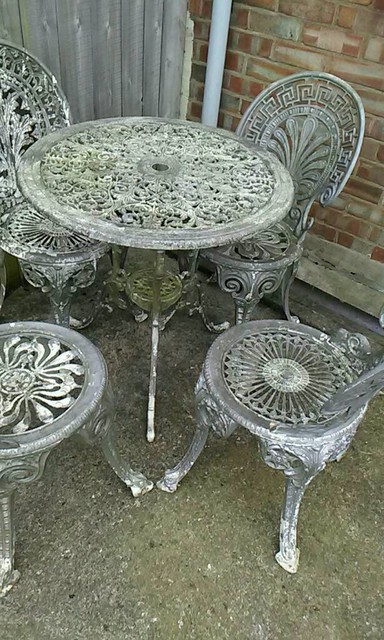 Ali Cast Iron Patio Table And 4 Chairs In Halstead Essex Gumtree