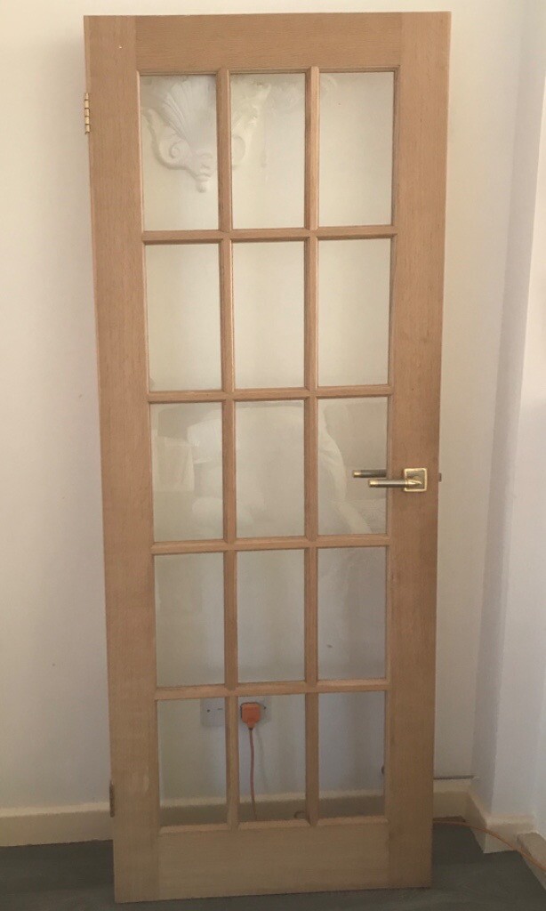 Glazed Oak Internal Door 15 Glass Panels in Paignton, Devon Gumtree
