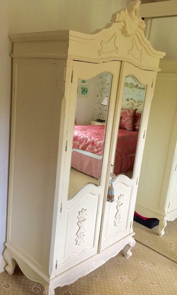French Bordeaux Double Armoire Wardrobe In Southport