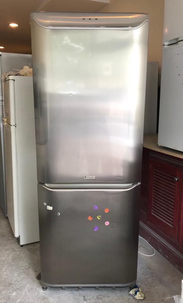 Hotpoint CM01FF Stainless Steel Fridge Freezer ( Fully Working & 90