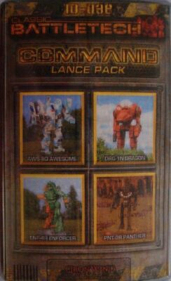 Боевое копье Iron Wind Metals Battletech 10-038 Metal Command Lance (4)