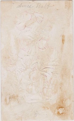 Beautiful Pansies & Forget-me-Nots Embossed Victorian Christmas Card 5.75 x 3.5