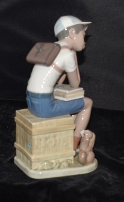 Lladro BLACK LEGACY Figurine - EXAM DAY - #5250- F Cantala -Ret 1994 - Mint