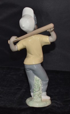 Lladro Figurine BLACK LEGACY -NEXT AT BAT - #5828- J L Alvarez -Ret 1998 - Mint