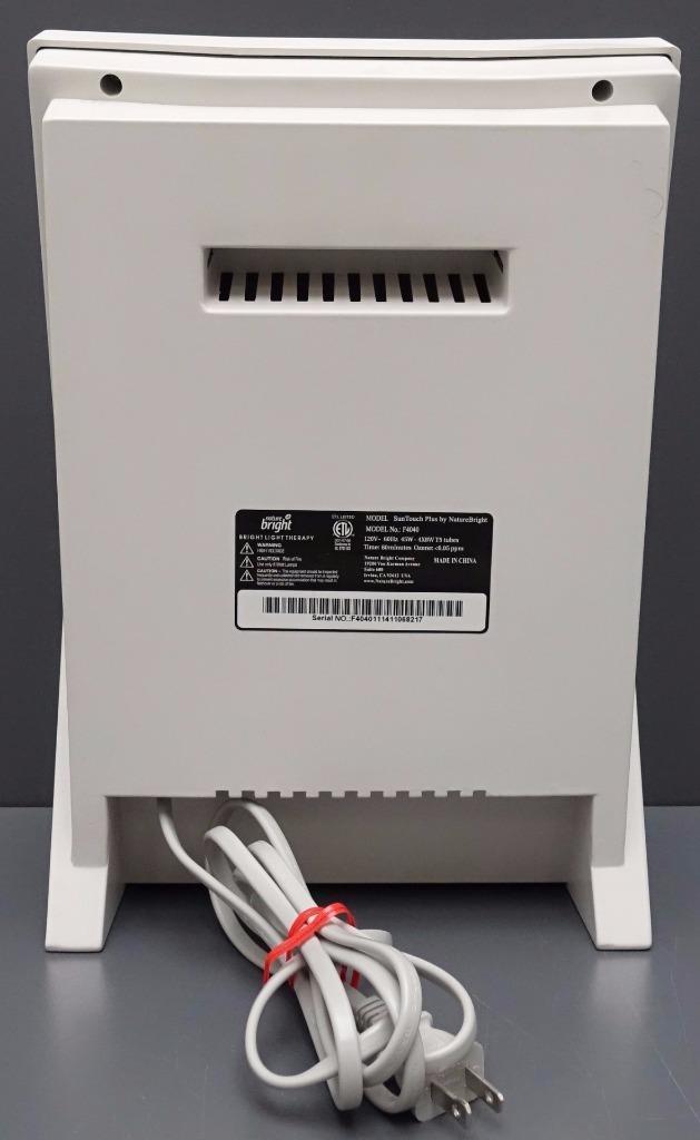 Nature Bright SunTouch Plus Light And Ion Therapy Light SAD seasonal affective