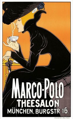 Marco Polo Thee Salon Fine Art Lithograph S2 w/COA, Collectible Art Print