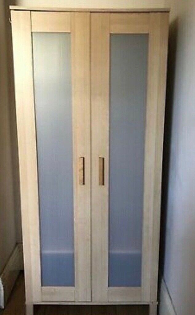 Ikea Aneboda Wardrobe Pine 81x180cm Good Condition In