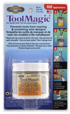 TOOL MAGIC RUBBER COATING FOR JEWELRY TOOLS PLIERS 2 FL OZ Bead Buddy