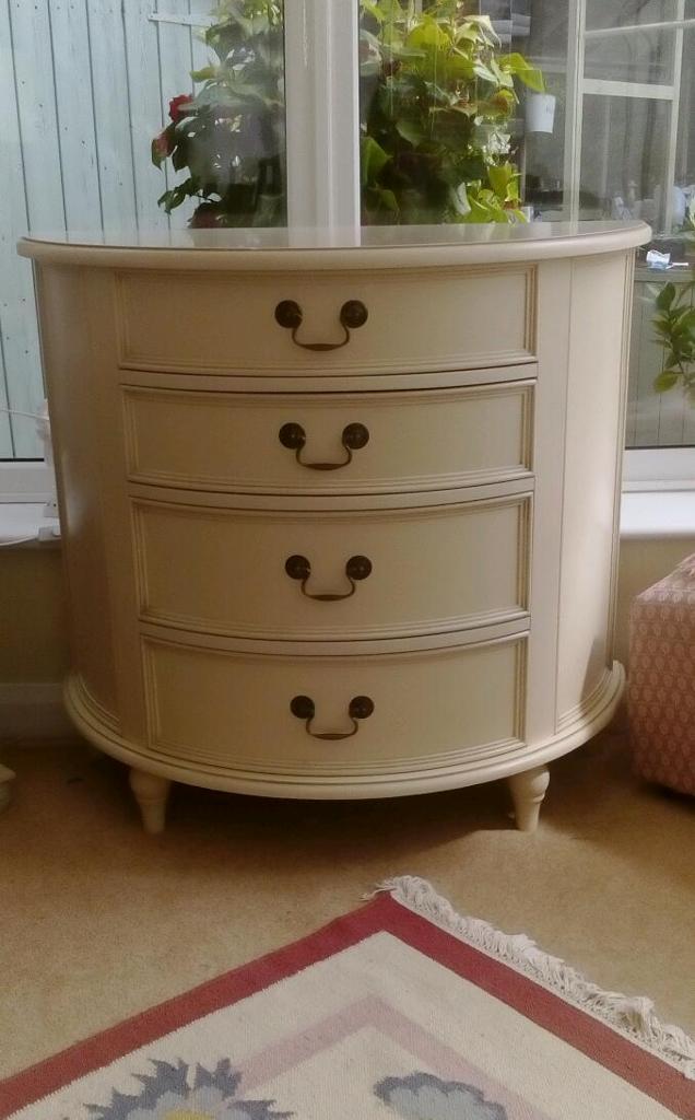 Laura Ashley Clifton half moon chest of drawers in Chichester, West