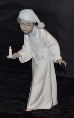 Lladro Figurine BLACK LEGACY -WHO's THERE? - #6464- F Catala -Ret 2002 - Mint