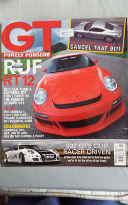 GT Porsche Nov 2005 Ruf RT12, 997 GT3 Cup racer, Cayman S