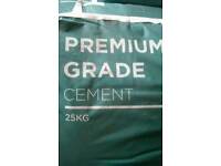 Cement 25kg bags £6.50 Each