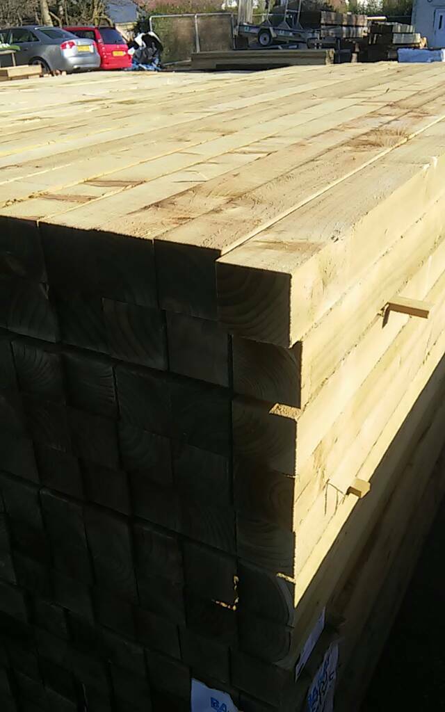 3x3 Fence Posts 2.4m Long £9 Each in Hucknall, Nottinghamshire Gumtree