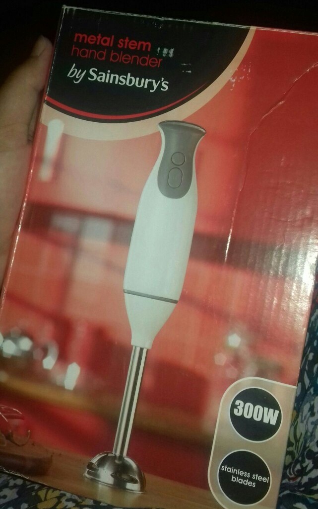 Sainsbury's Stainless Steel Hand Blender 300W Used Once in Bath