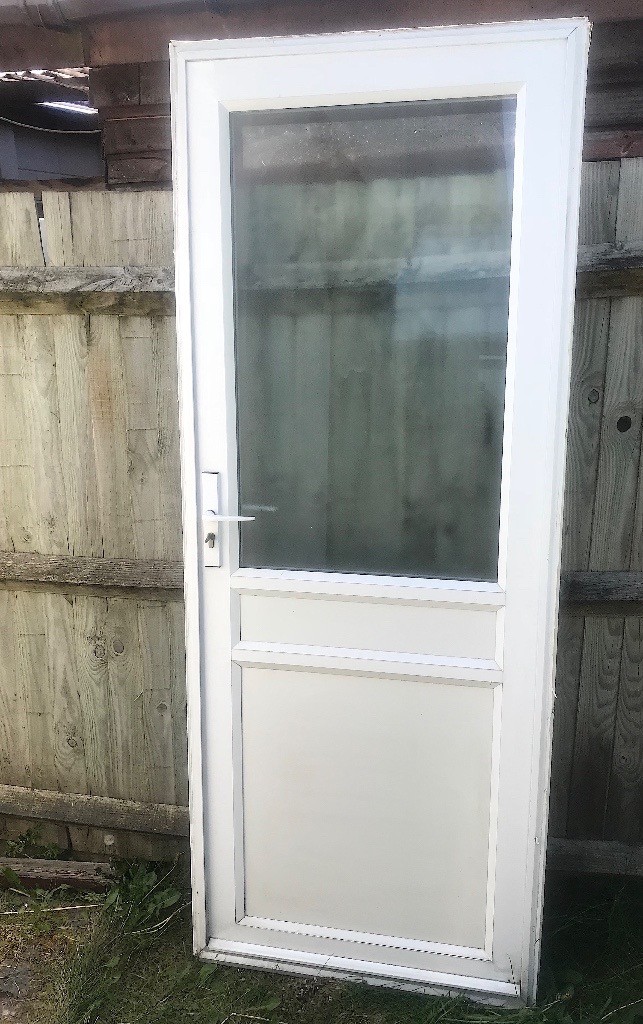 UPVC Double Glazed Door with Frosted Glass in Poole, Dorset Gumtree