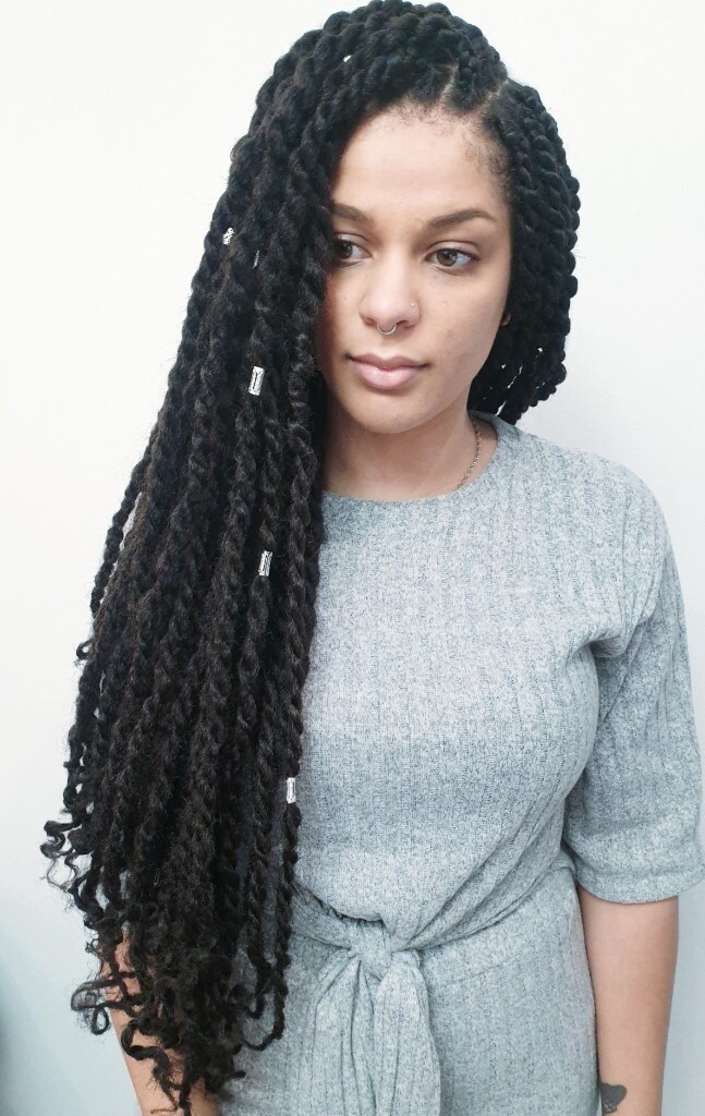 Natural Hairstyles Passion Twist Box Braids In Oval London