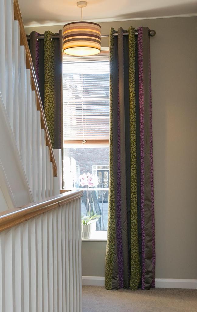 Designers Guild Curtains With Gun Metal Grey Eyelets In County