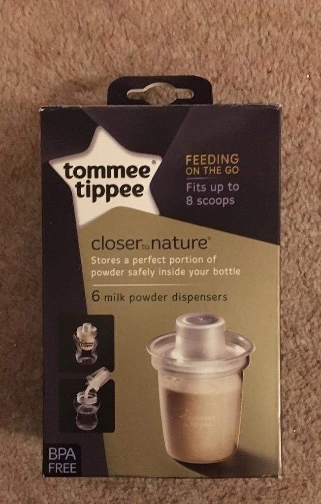 Tommee Tippee Closer to Nature 6 Milk Powder Dispensers in Lewes
