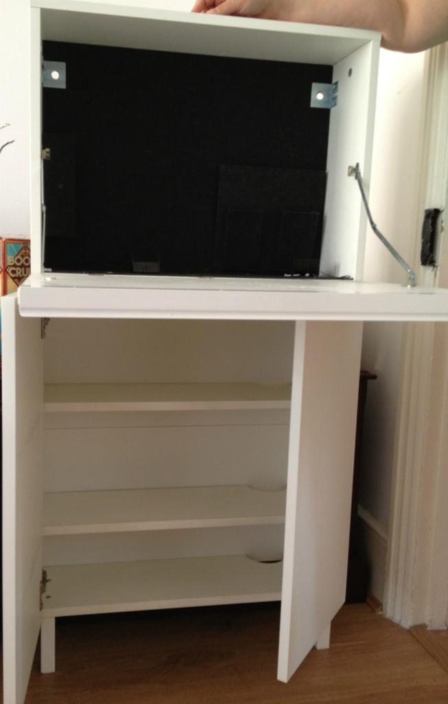 Ikea LUDVIG laptop workstation small desk space saving in Colliers