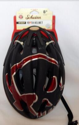 Schwinn Intercept Youth Bike Helmet adjustable 10 airf vents SOME SHELF SCUFFS 