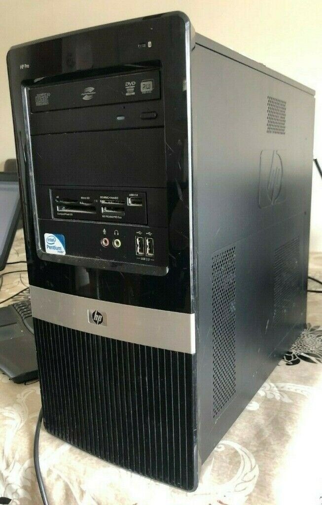 HP Pro 3010 Dual Core 2.70 GHz Tower PC - 4GB RAM/320GB HDD/ WINDOWS 10 ...
