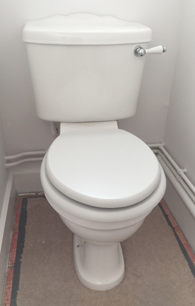 HERITAGE TOILET SEAT wooden, dove grey (2 of 2) !! BRAND NEW !! in