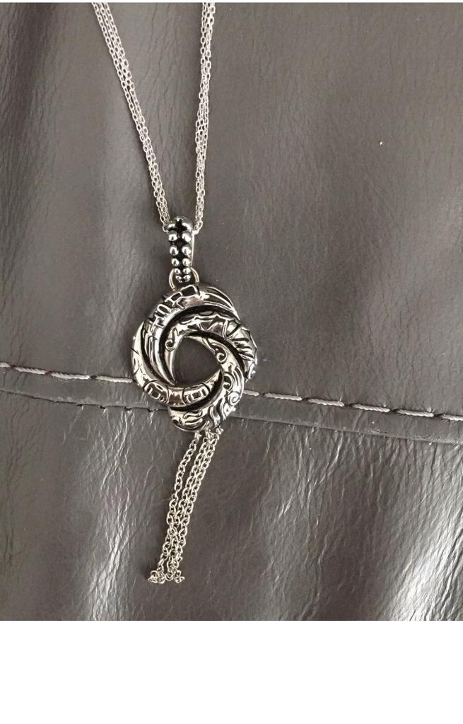 Sterling Silver Algerian love knot necklace in Swindon, Wiltshire