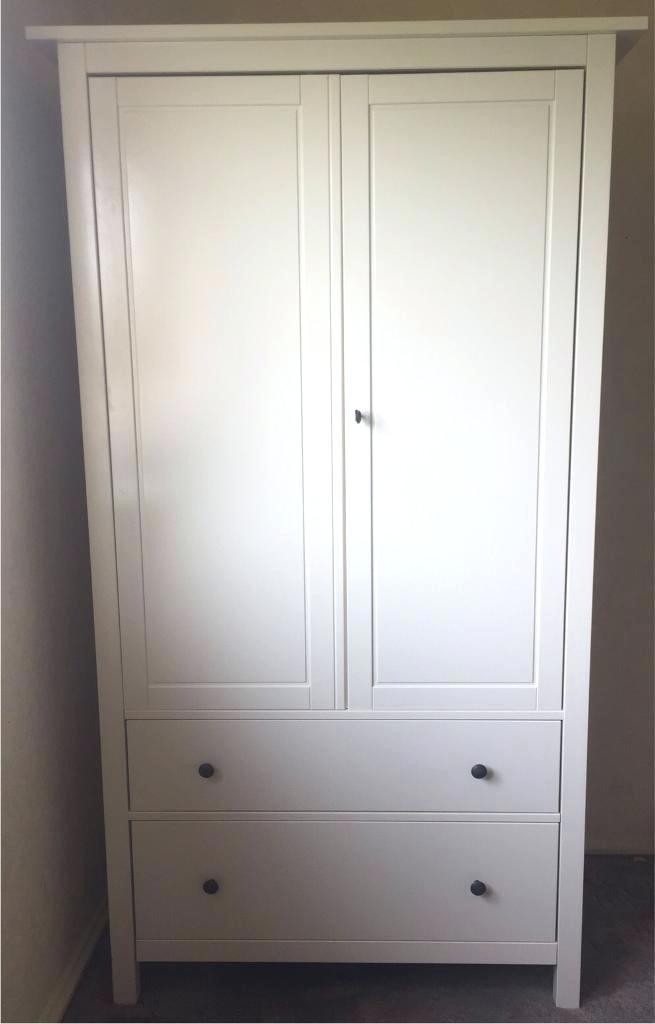 White Ikea Hemnes Double Wardrobe In Hove East Sussex
