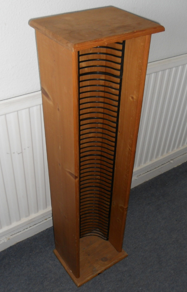 Pine DVD Shelf Unit To paint Holds 48 DVDs in Llanishen, Cardiff