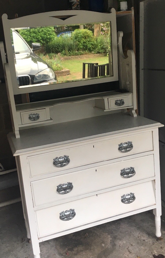 Lovely white painted vintage dressing table in Dorchester, Dorset Gumtree