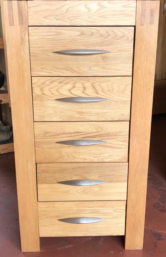 Solid oak tallboy in Wrington, Bristol Gumtree