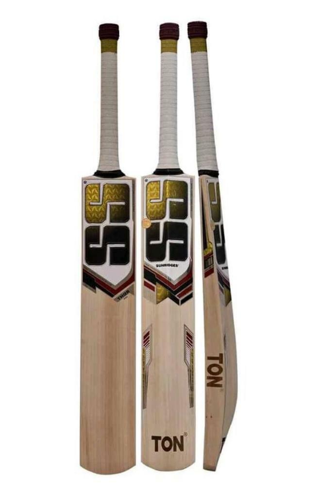 SS Ton Sunridges English Willow Cricket Bat Mens SH in Eye