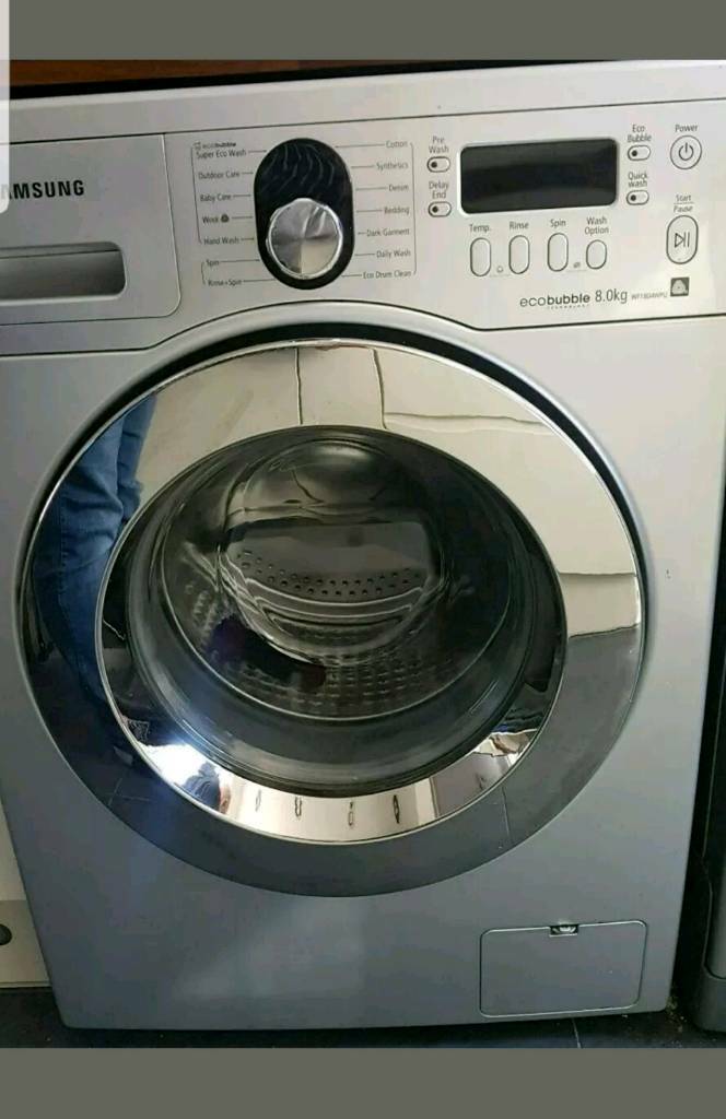 Samsung Ecobubble 8kg Washing Machine Working but Faulty WF1804WPU