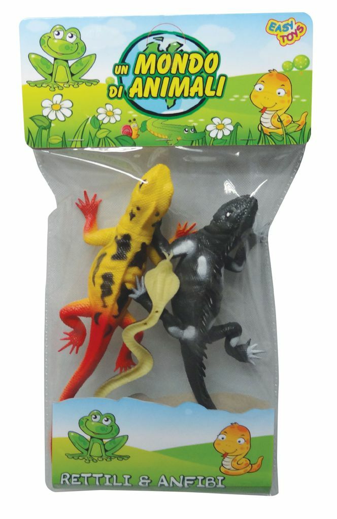 Un Mondo Di Animali Rettili E Anfibi Giocattolo Gioco Bambini Bimbi sar