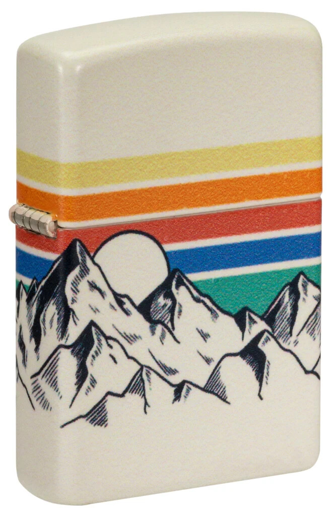 Zippo 48573, минималистская зажигалка Mountain Design 540 Color Process