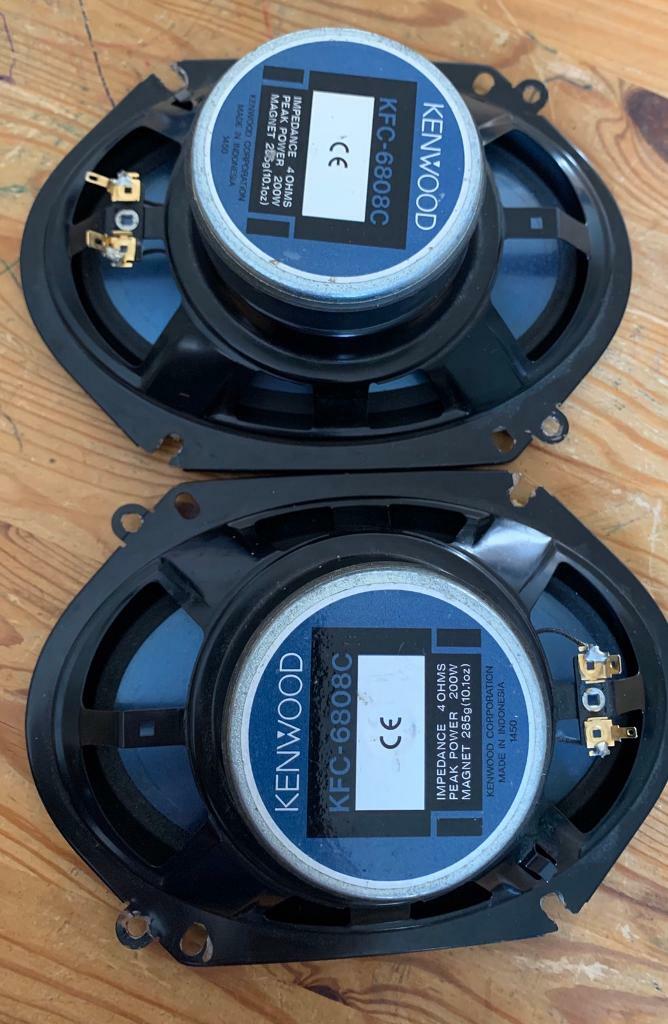 Kenwood kfc6808c 6x8 speakers Size6x8 inch in Abingdon, Oxfordshire