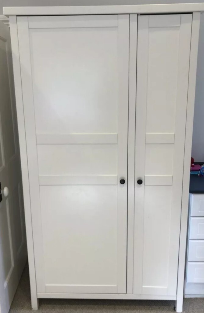 White Ikea Hemnes Wardrobe In Ilkley West Yorkshire Gumtree