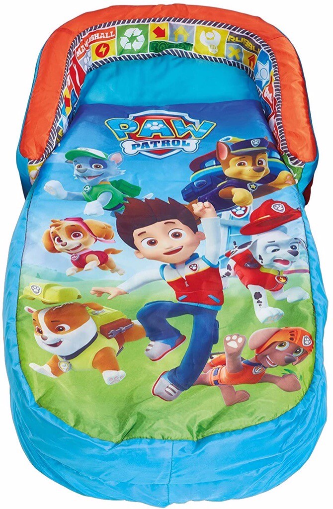 Paw patrol Blow up bed with attached bedding in Whinmoor, West