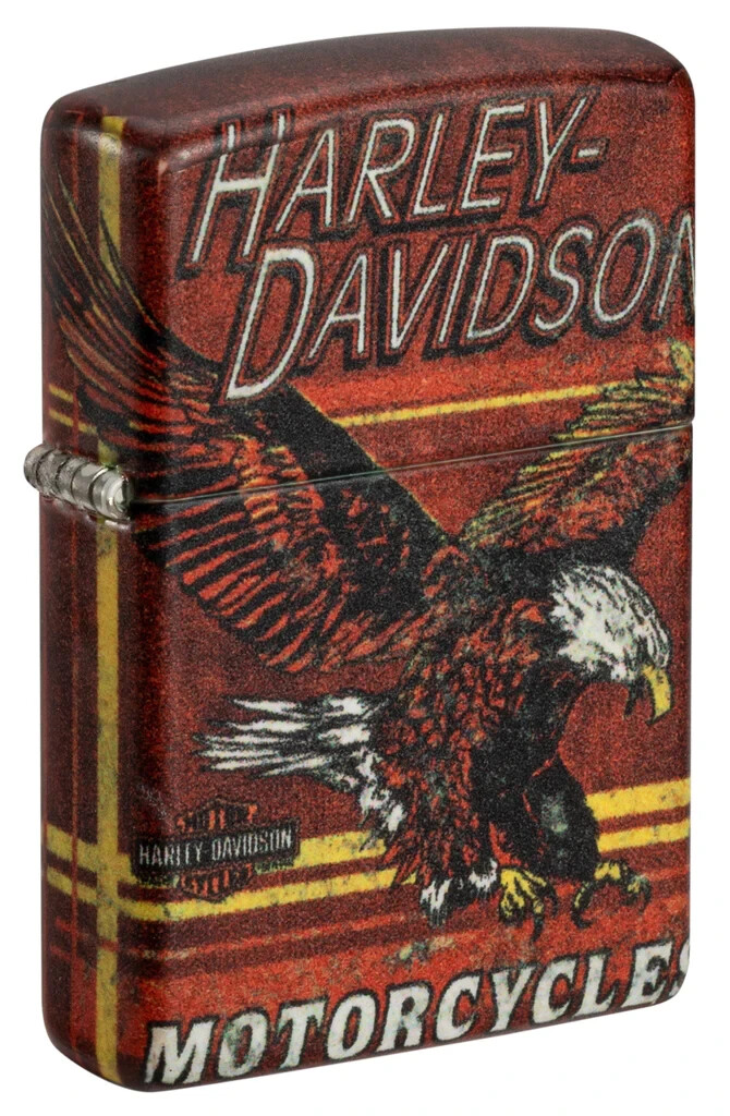 Zippo 48602, Harley Davidson Motorcycles Eagle Design, 540 2-сторонняя зажигалка