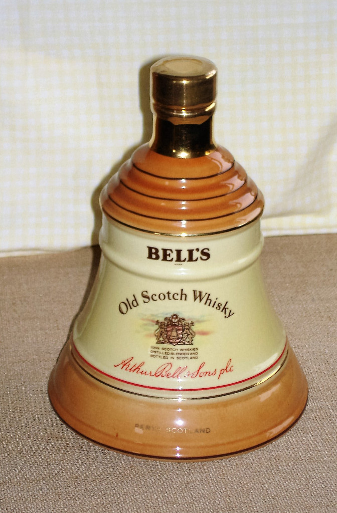 Bell's Scotch Whisky commemorative porcelain decanter by Wade. in