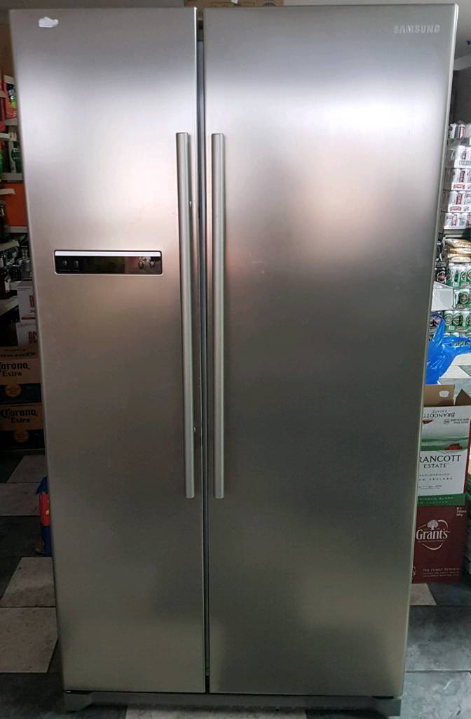 NEW SAMSUNG RSA1SHPN AmericanStyle Fridge Freezer Platinum Inox