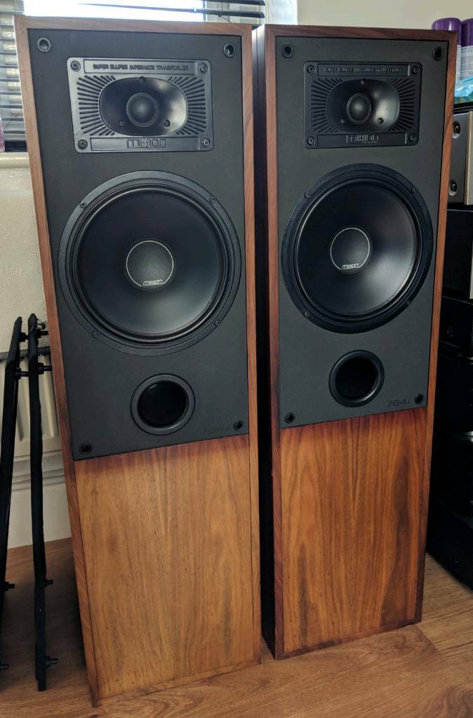 Rare Vintage Mission 764i Stereo HiFi 2 Way Floor Standing Tower